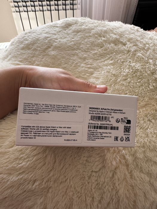 Продаю AirPods 2 поколения В отличном состоянии, работа