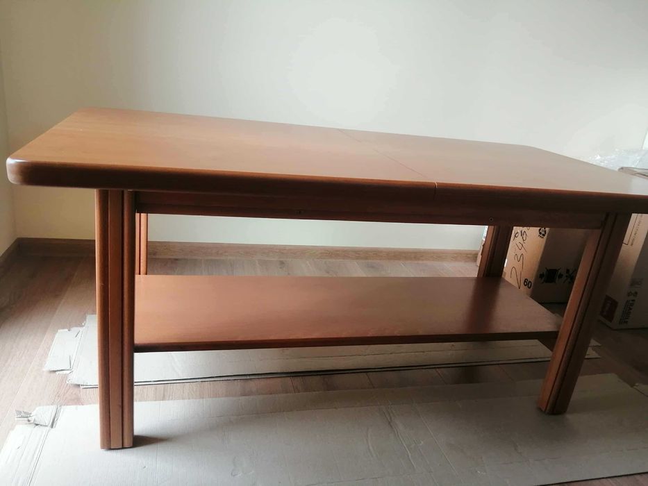 Разстегателна маса дължина 120+30/ ширина 60/ височина 57 см, масив