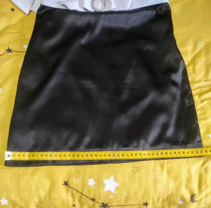 Rochie alb cu negru marime S