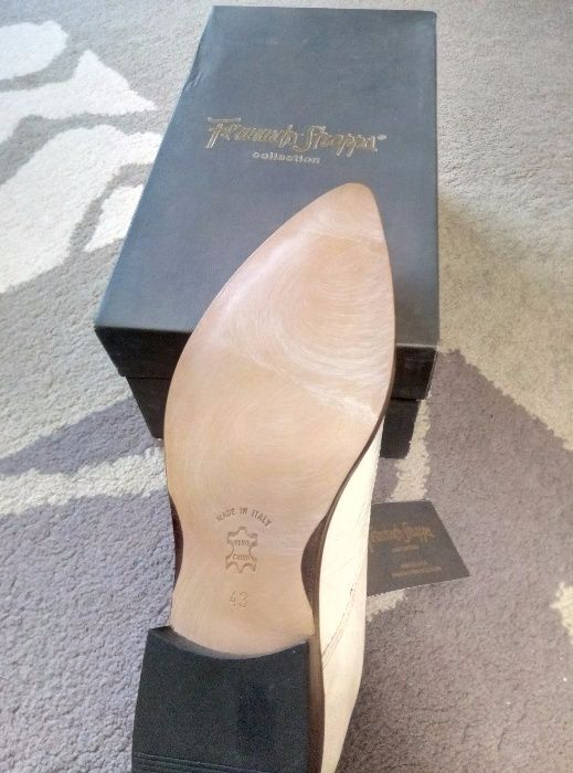 Туфли модельные FERNANDO STRAPPA (Италия),кожа,оригинал,новые,р-р 42