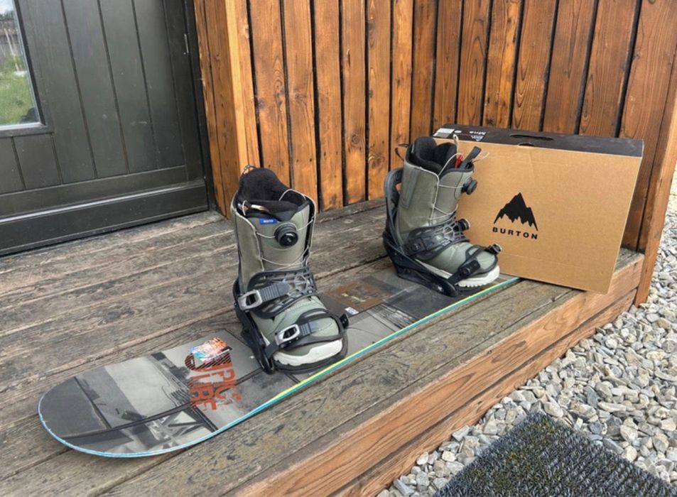 Burton snowbord set