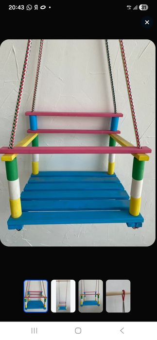 Продам качели детские за 3 тыс новые