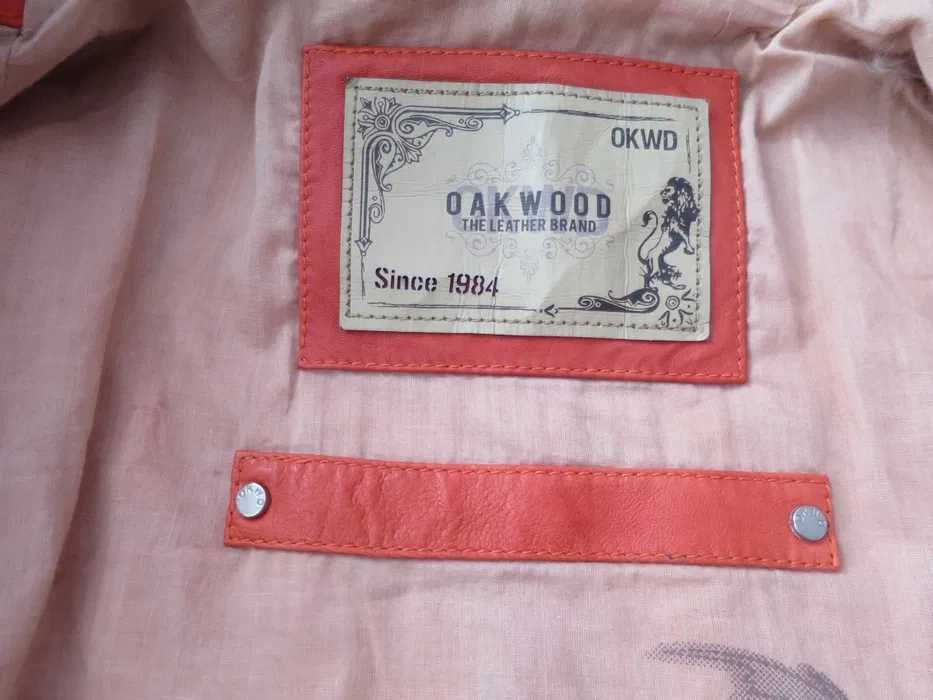 КЪСО БАЙКЪР ЯКЕ от естествена кожа - Oakwood