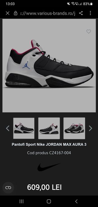 Adidași Nike Jordan