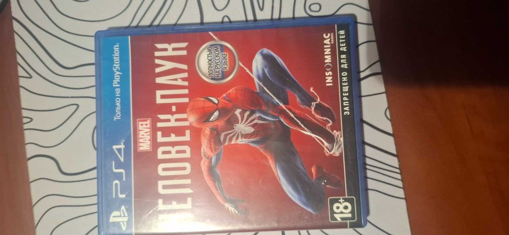 Диск на пс4 Человек паук
