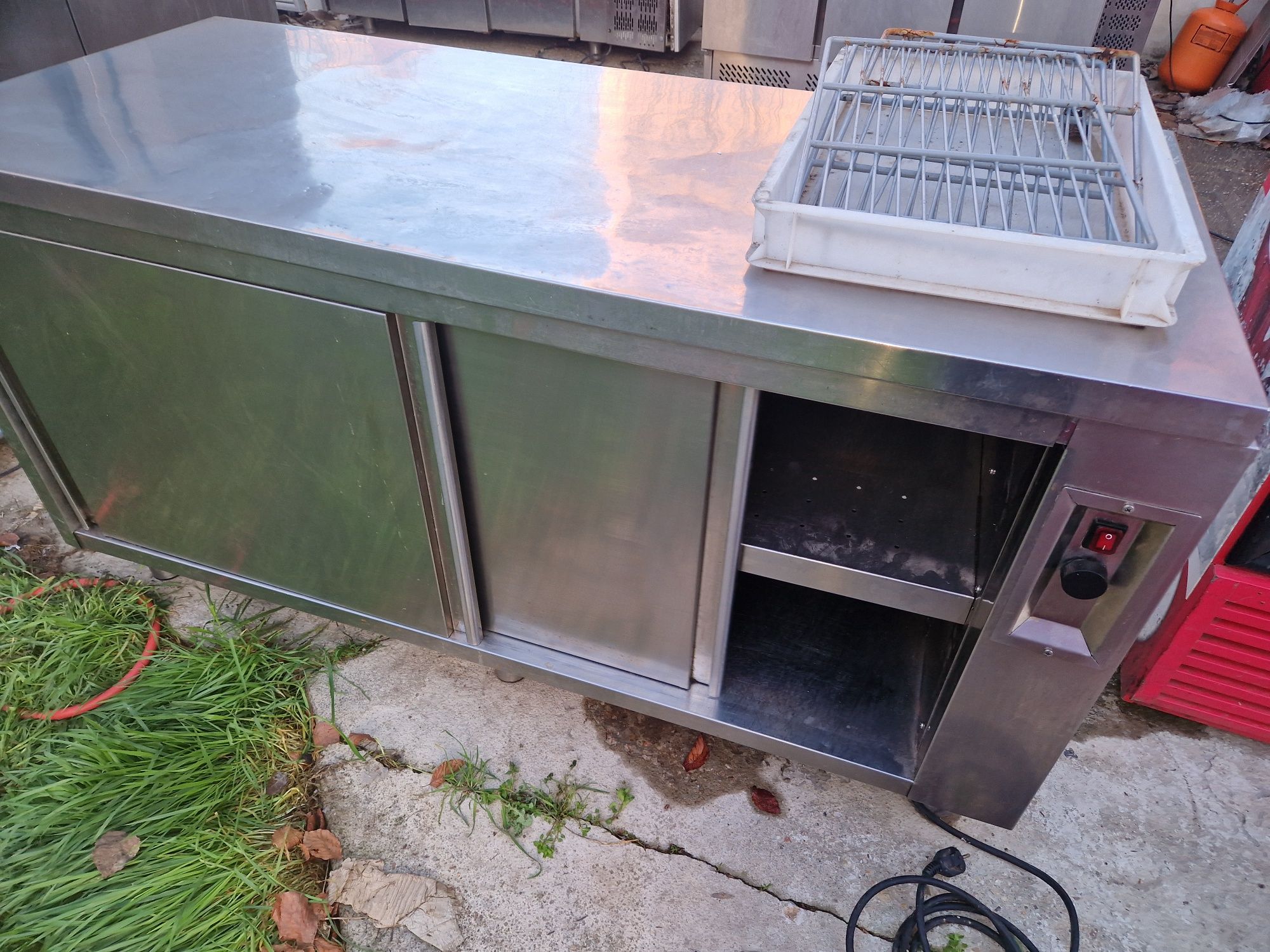 Masa inox,.spalator inox, cu sau fara dulap