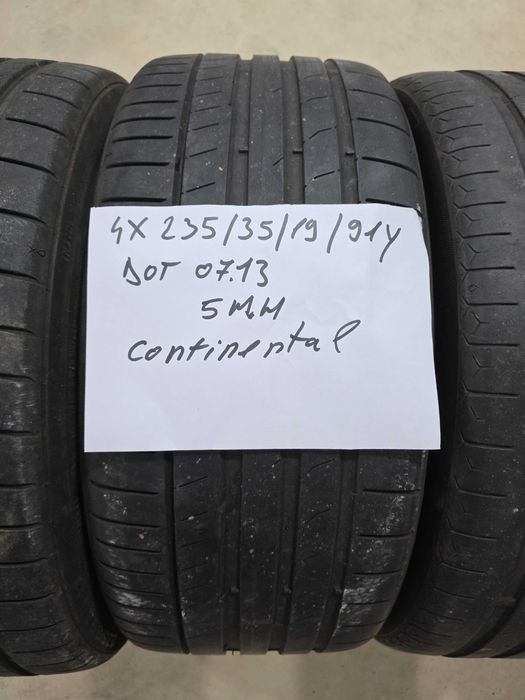 Anvelope 235 35 19 Continental dot 2013 profil 5 mm pret 100 bucata