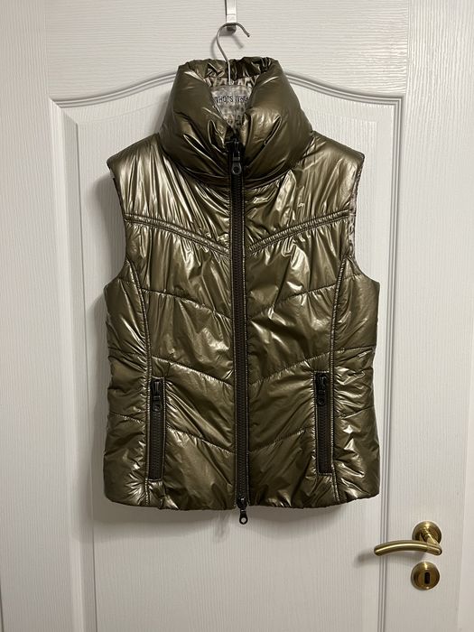 НАМАЛЕНО! MARCAIN яке без ръкави. Червено кожено яке.Инфивидуални цени