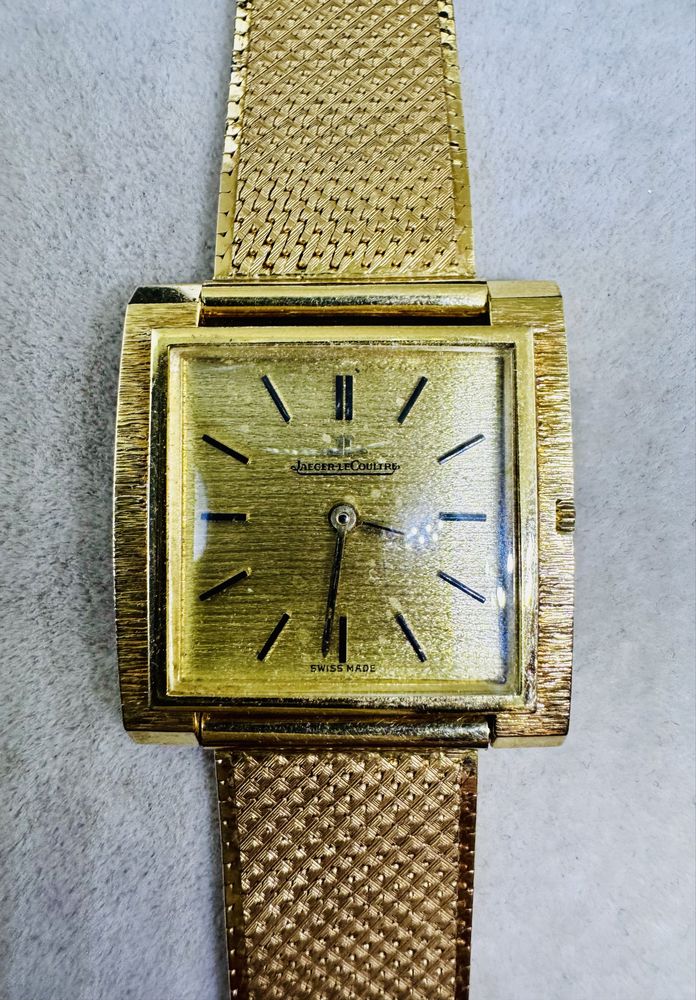 Jaeger-LeCoultre Tank 18K златен часовник, 57 г, 19 см – Swiss Made