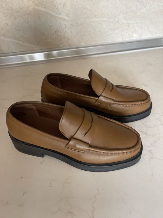 Кожени обувки Arket естествена кожа