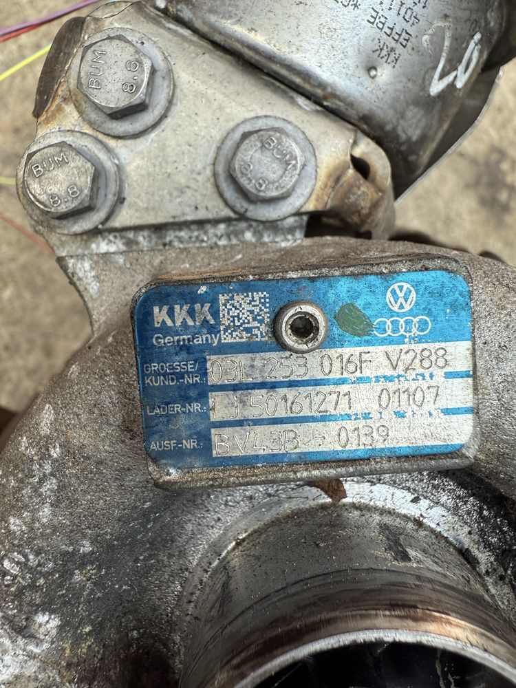 Vand turbina,turbo vw 2.0tdi \CBA\cod 03L 253 016F