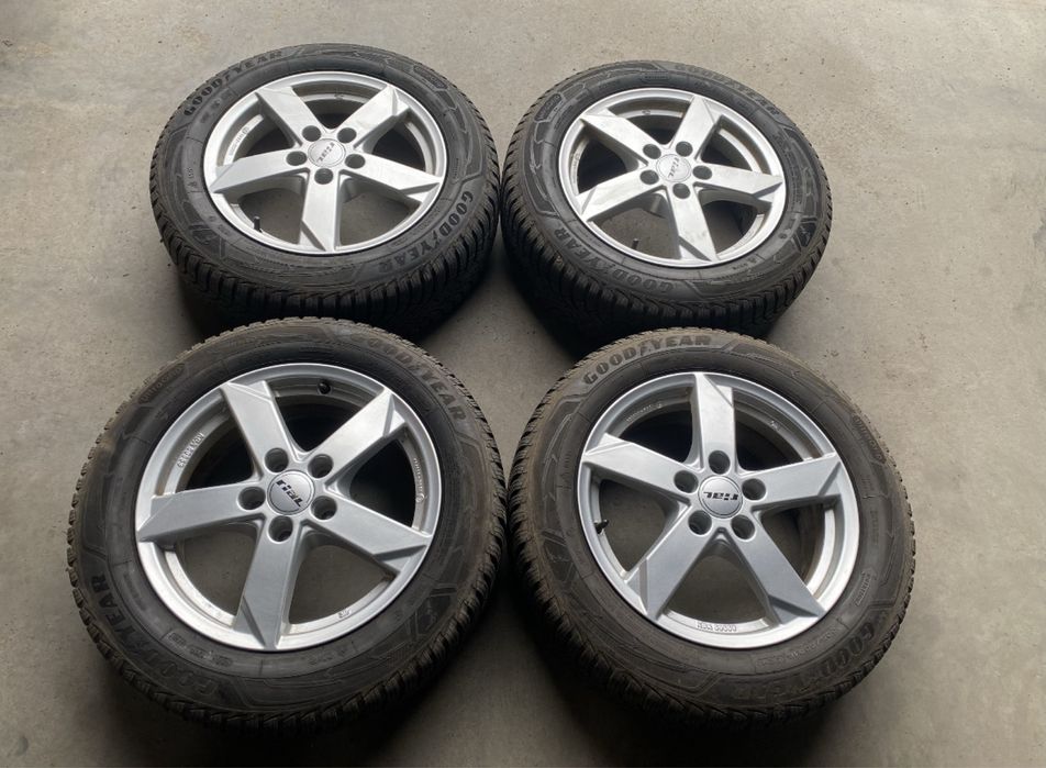 Jante aliaj R16 5x112 cu anvelope M+S 205 60 16