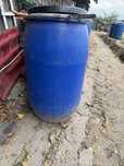 Butoaie 220 l  capac cu filet si cerc