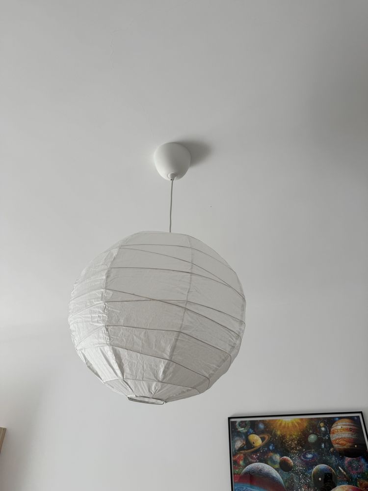 Lampa IKEA din hartie de orez