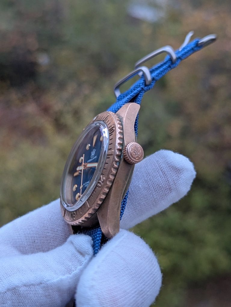 Steeldive SD1965S Bronze Diver - Oris 65 Carl Brashear Edition Homage