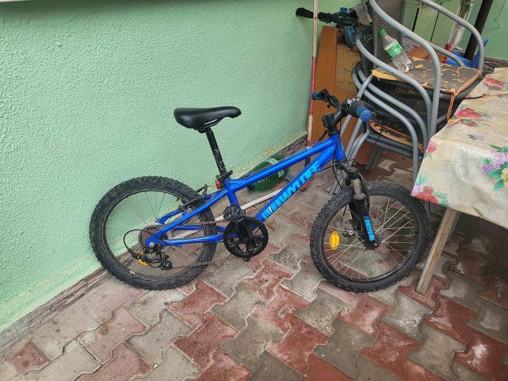 Bicicleta Copii Wyldee Cadru Aluminiu Albastra