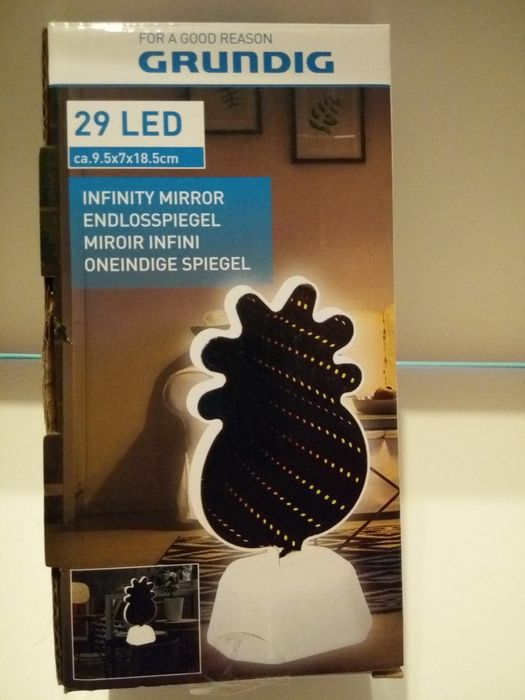 Lampa led oglinda infinity