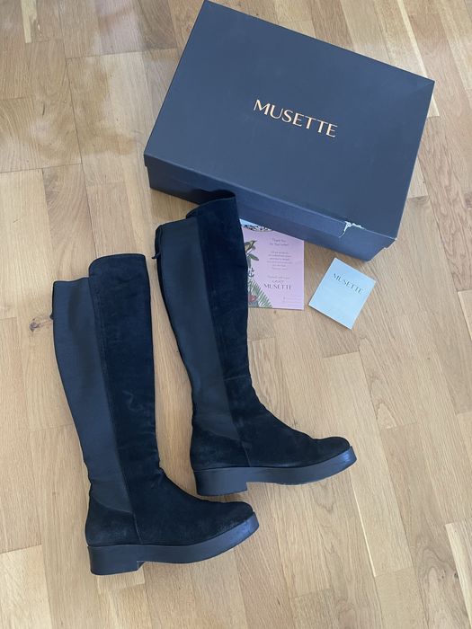 Cizme piele intoarsa Musette 36