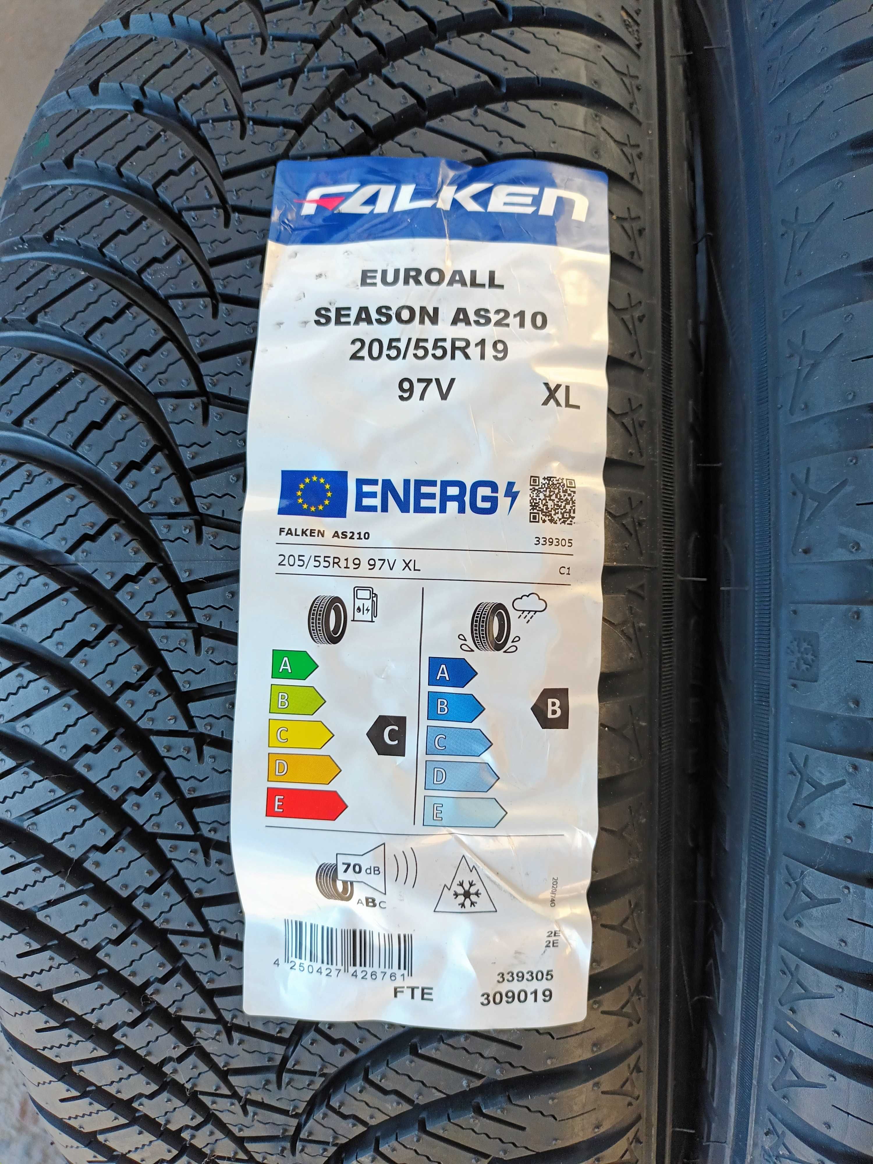 4 Нови всесезонни гуми 205/55 R19 Falken EuroAllSeasonAS210 97V M+S XL