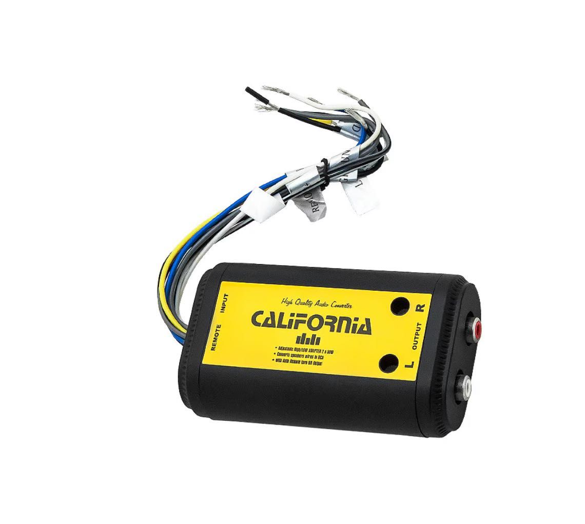 Convertor/adaptor RCA high low remote California (2 buc)