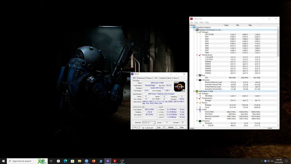 kit cpu + mb AM4
