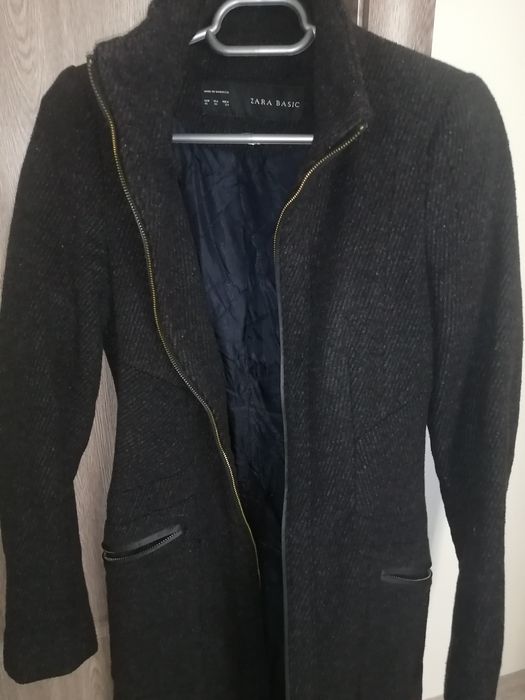 Palton dama cambrat ZARA basic