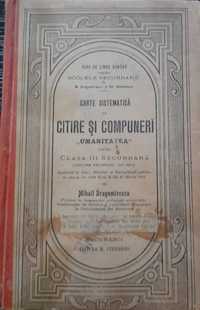 Carte sistematica de citire si compuneri, 1902, MIHAIL DRAGOMIRESCU
