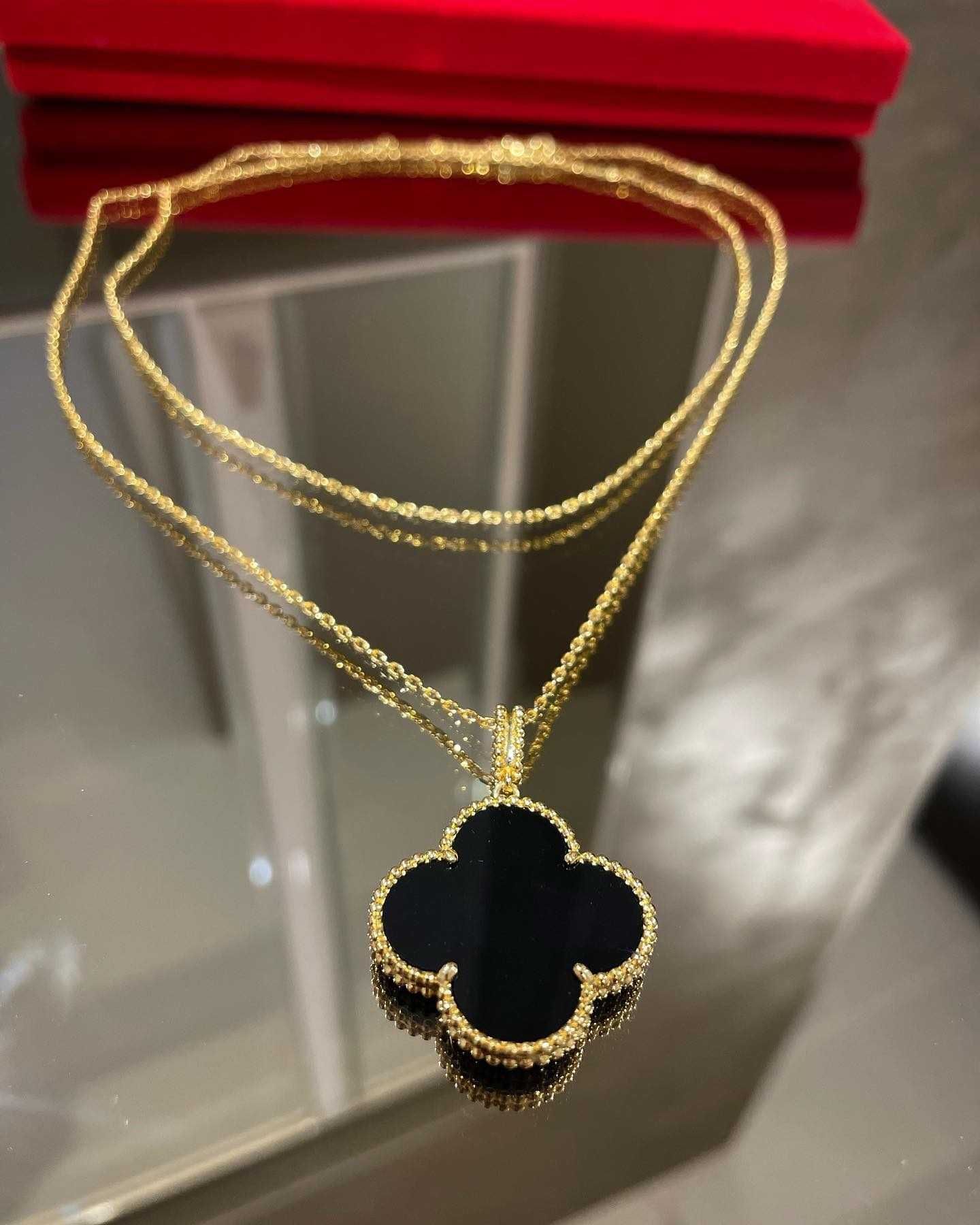 Van Cleef & Arpels VCA Black Long Magic Alhambra Дамско Колие