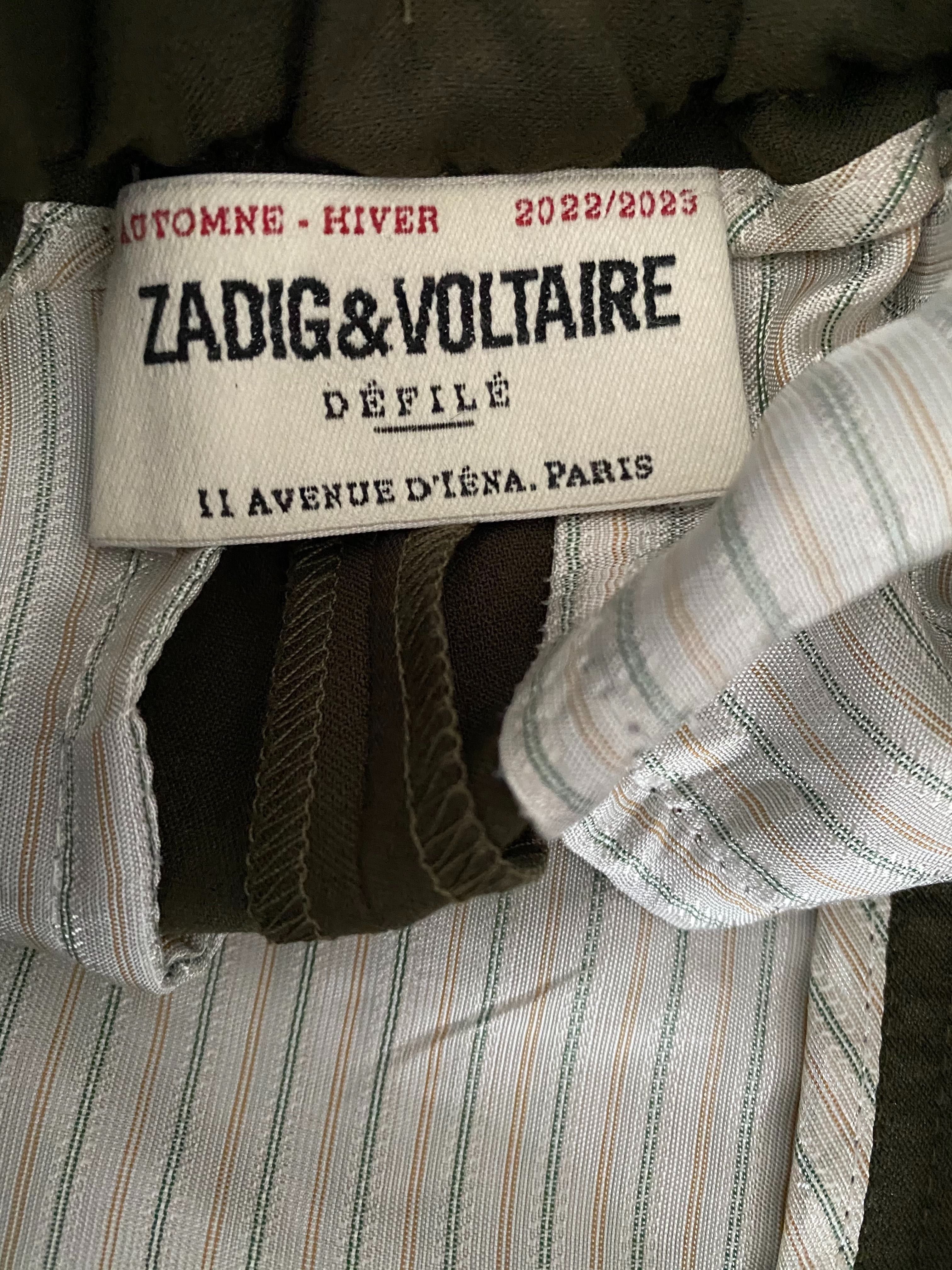 Noi pantaloni eleganti Zadig &Voltaire din colectia podiumului 2023