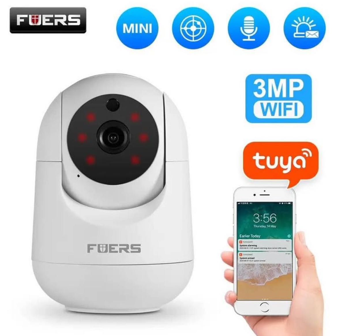 Camera supraveghere interior WI-FI inteligentă