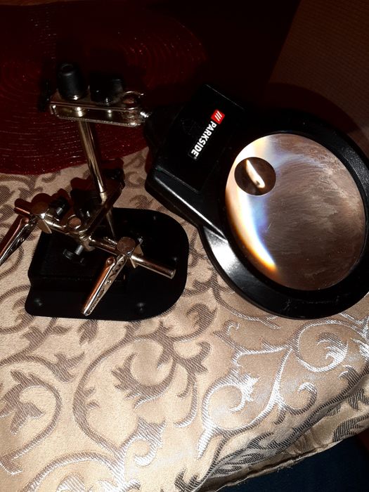 Suport cu lupa led Parkside