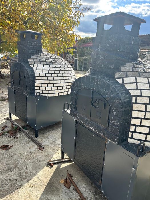 Cuptor de gradina pe lemne - Caramida, vatra, cos si ceas | Turcia