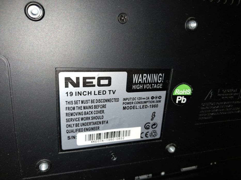 Телевизор Neo LED - 1960, 19 инча, работещ