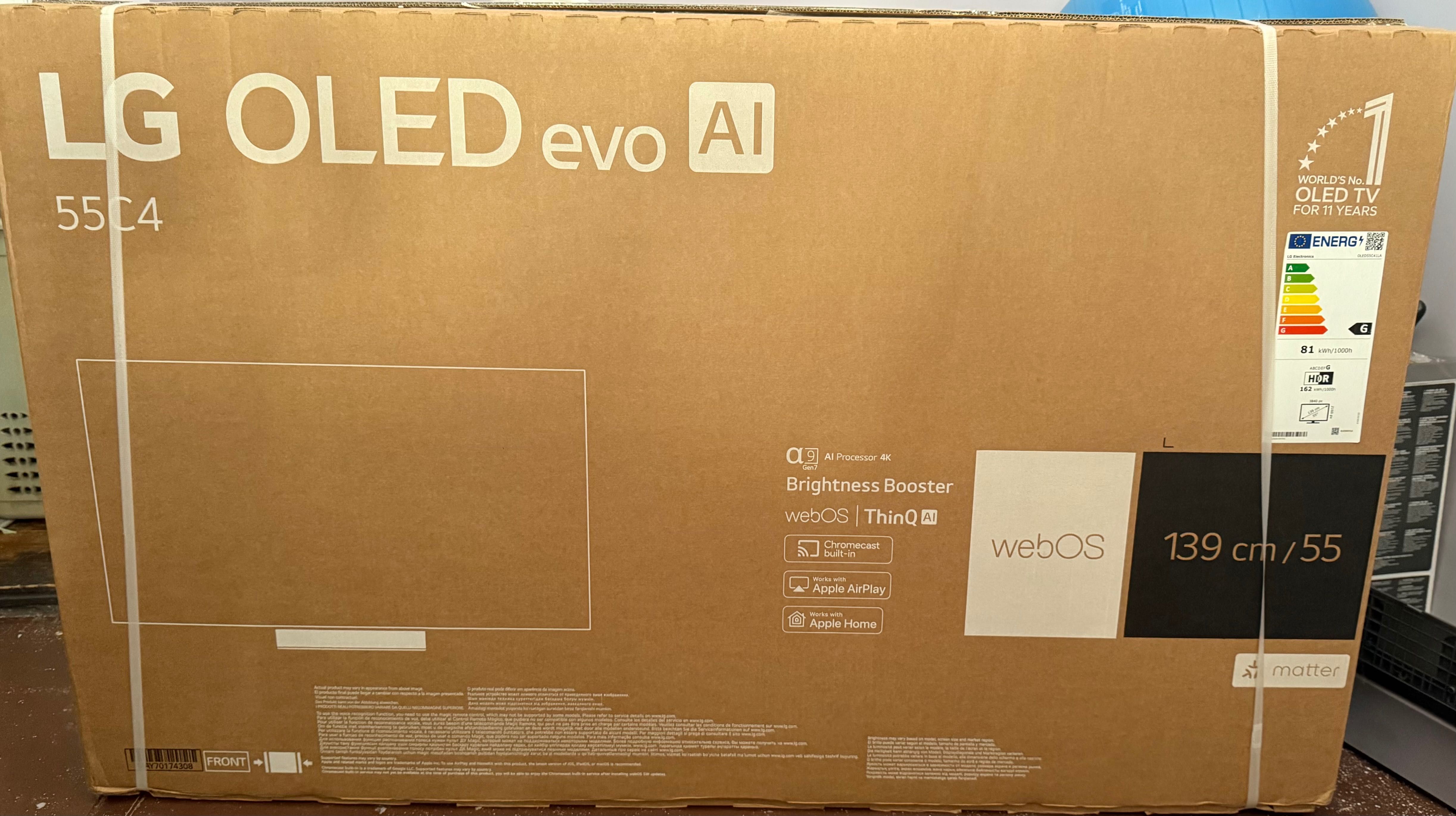 LG OLED smart tv 55’