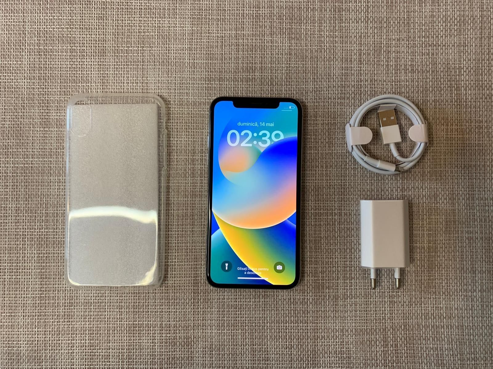 iPhone X 64Gb Alb 100% Baterie