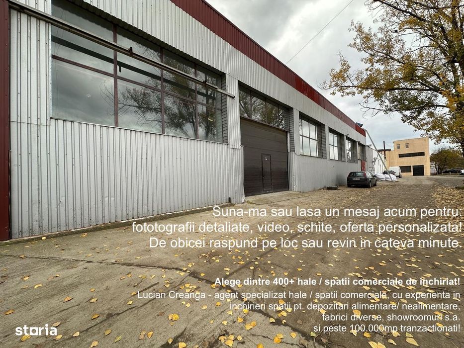 Hale, spatii comerciale, 630-2000mp, zona Leroy Merlin Iasi