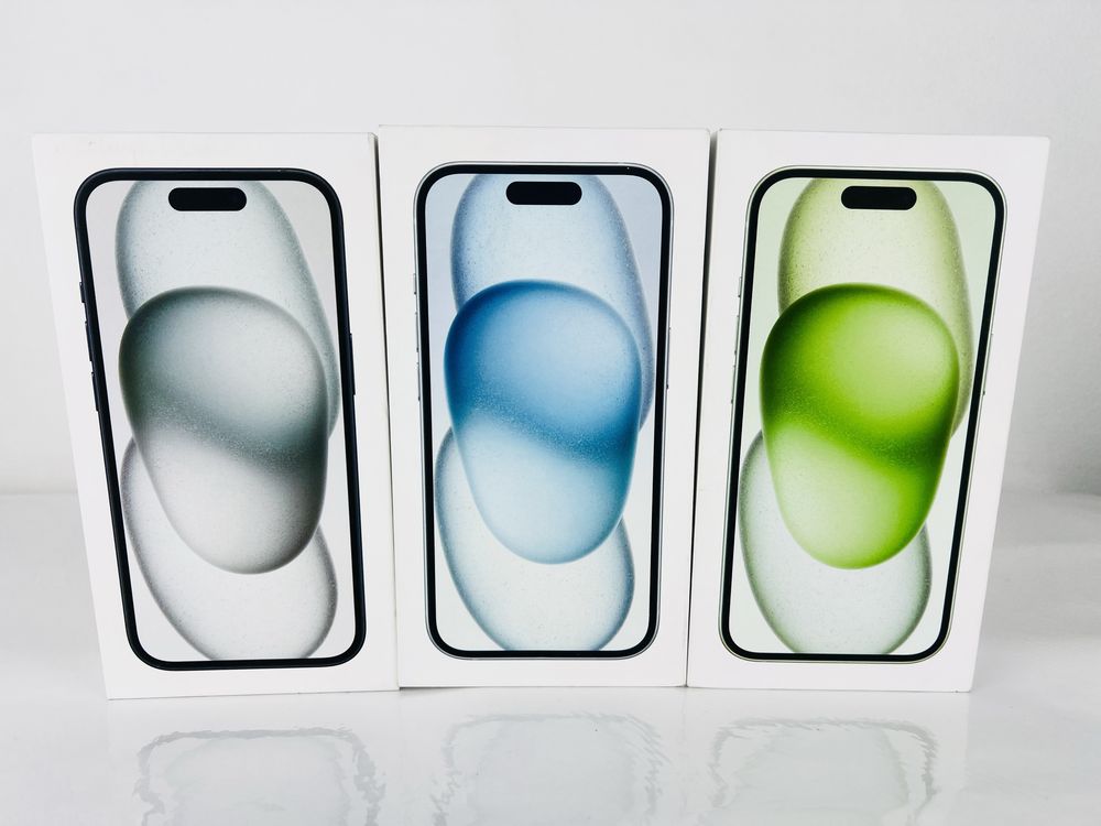 НОВ! Apple iPhone 15 Plus 128GB Black / Blue / Green Гаранция!