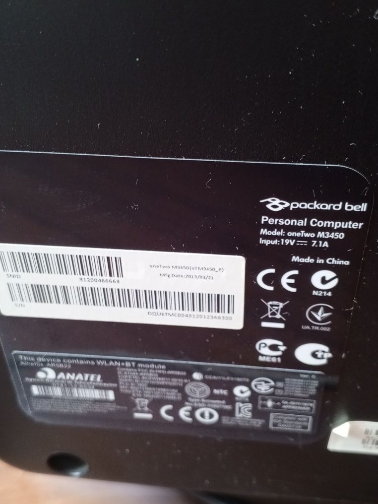 Моноблок packard bell