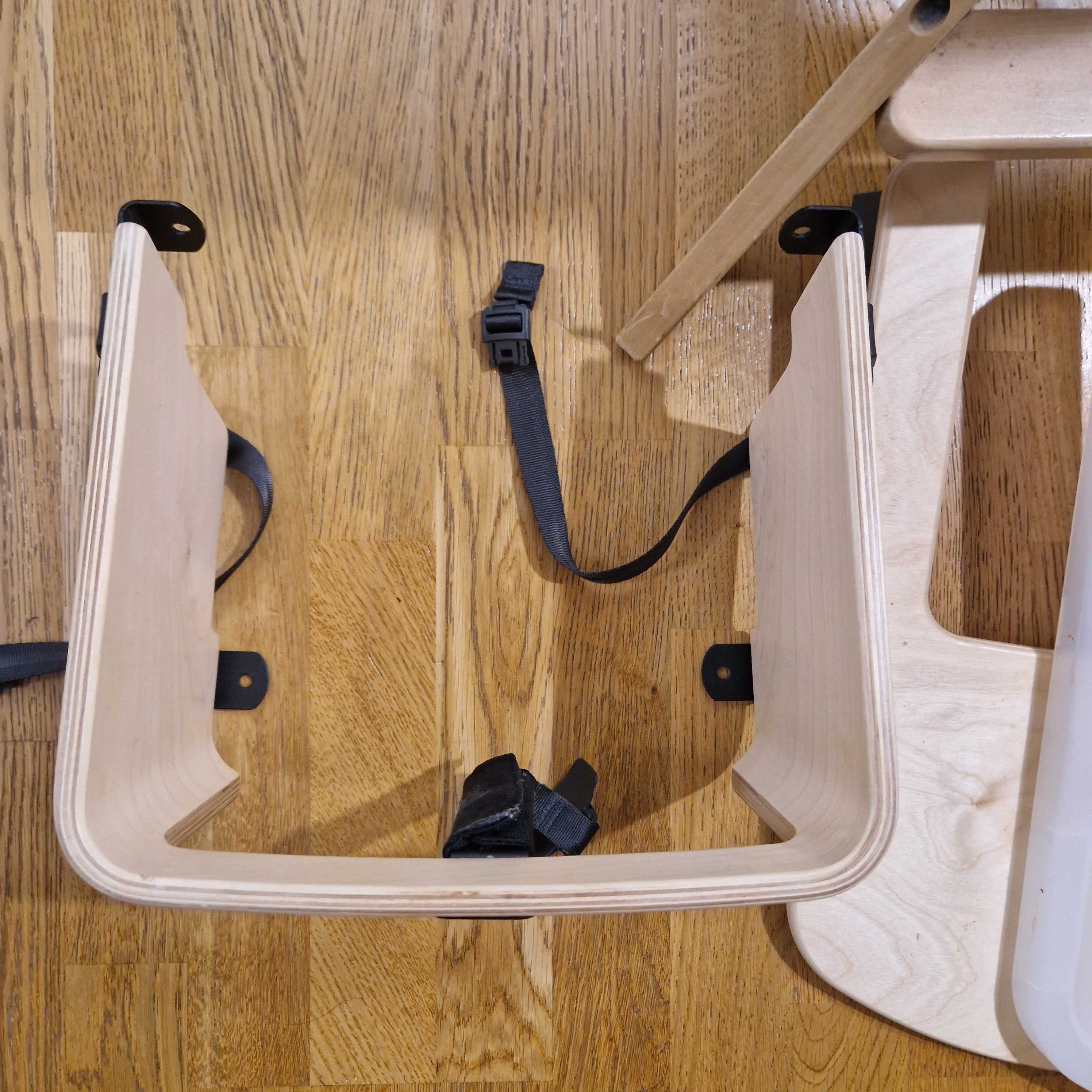 Scaun inalt copii Graval Ikea din lemn