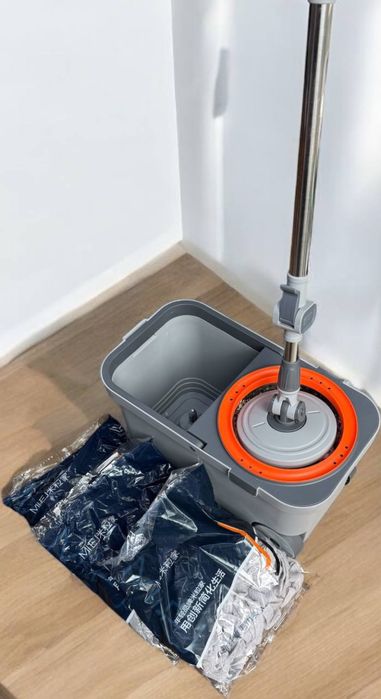 Швабра ведро с отжимом, швабра лентяйка