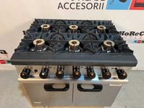 Lincat UK- Aragaz/ Masina gatit Gaz 6 focuri + Cuptor electric