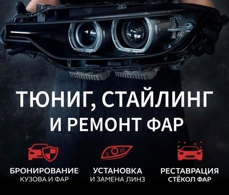 Автосвет лампочка Bi led би лэд линзы