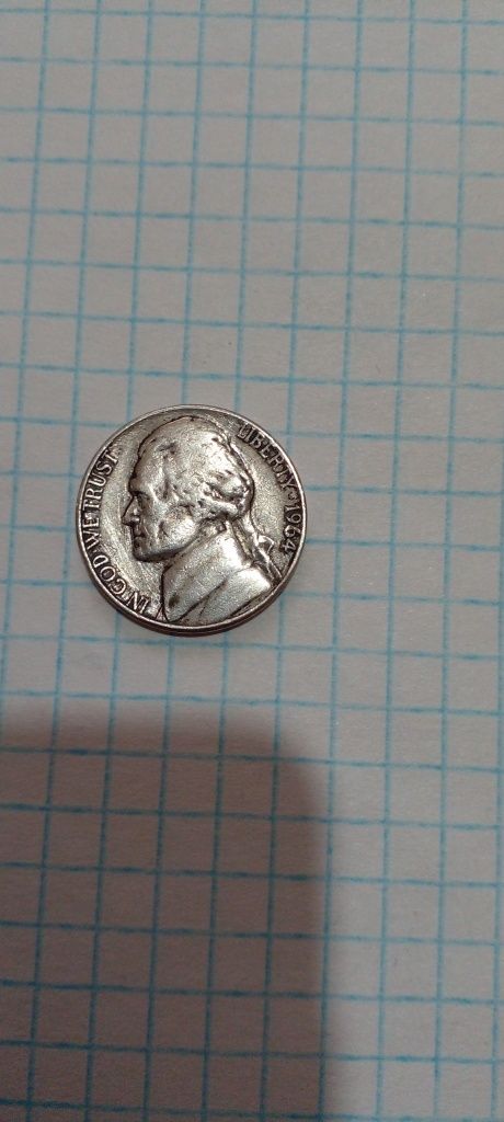 Jefferson five cent coin