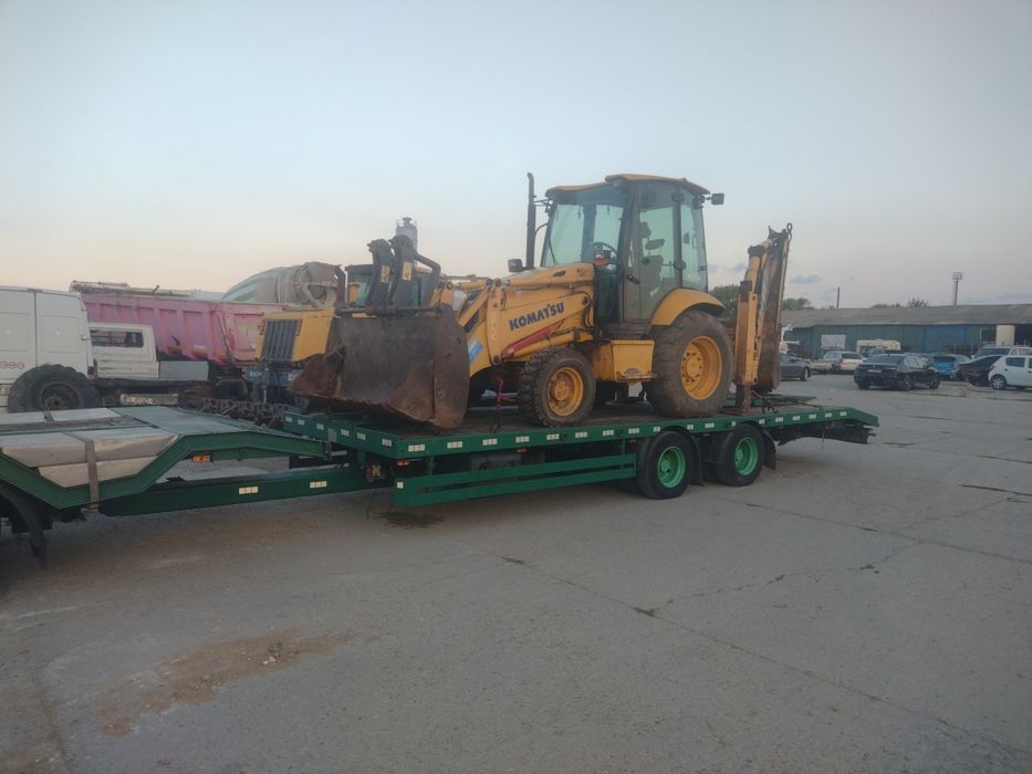 Scania 6x2 R420 platforma cu remorca tandem