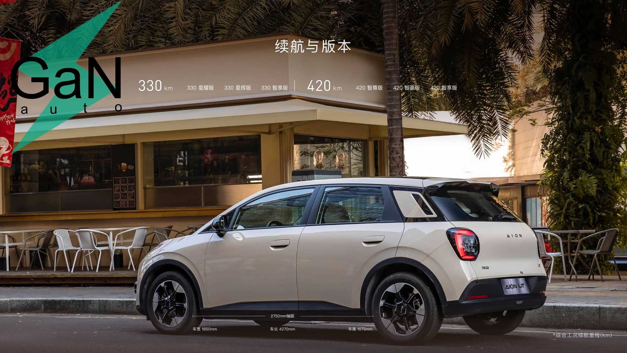 GaNauto AION UT EV NEW 2025 Buyurtma Asosida/Под Заказ Cip Tashkent