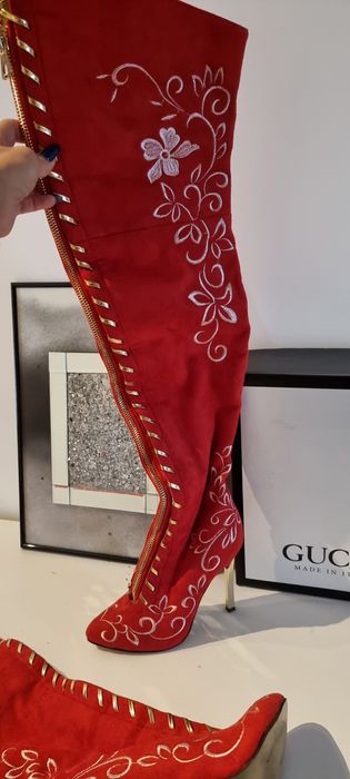 Cizme piele întoarsă damă