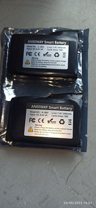 Acumulatori A 800  7,4v,,2400ma