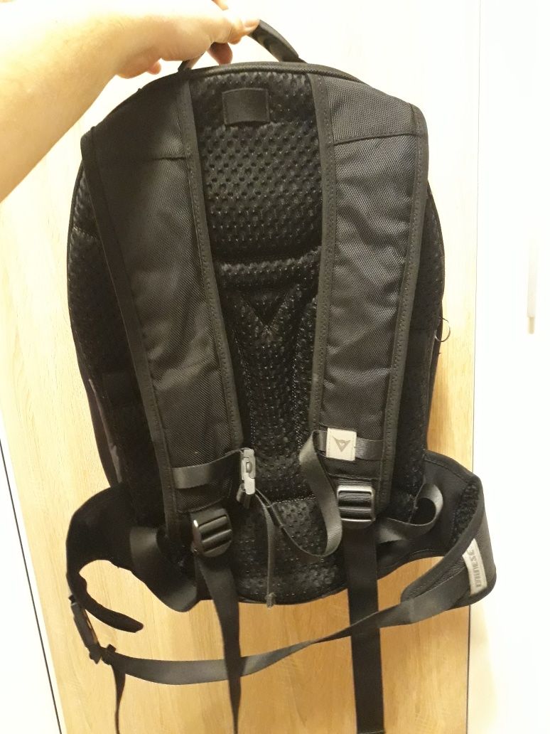 Backpack Dainese D-Exchange negru rucsac motocicleta, protectie ploaie