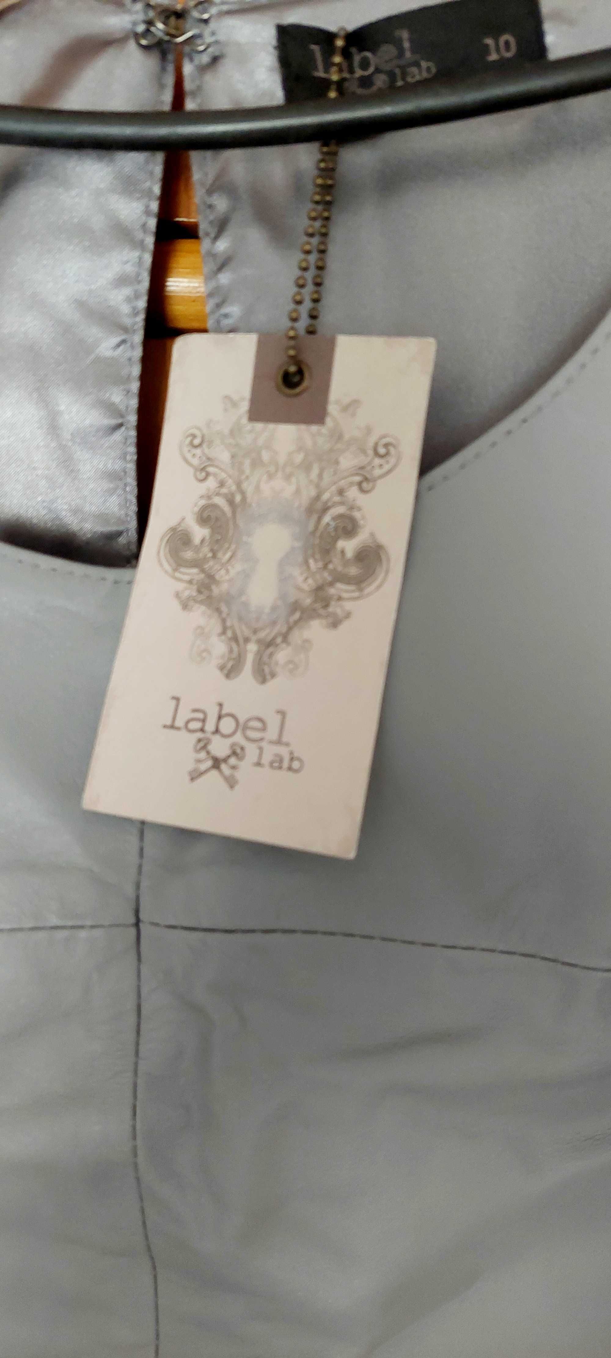 Дълга рокля Label Lab, естествена кожа, размер S/M