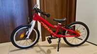 Bicicleta pentru copii, Cygnus, 16 inch, Rosie